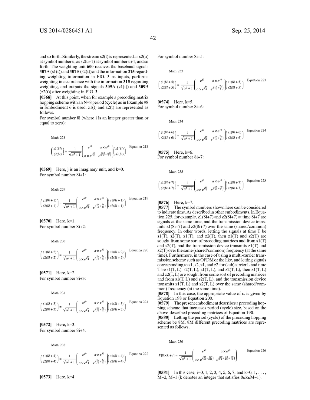 PRECODING METHOD, TRANSMITTING DEVICE, AND RECEIVING DEVICE - diagram, schematic, and image 175