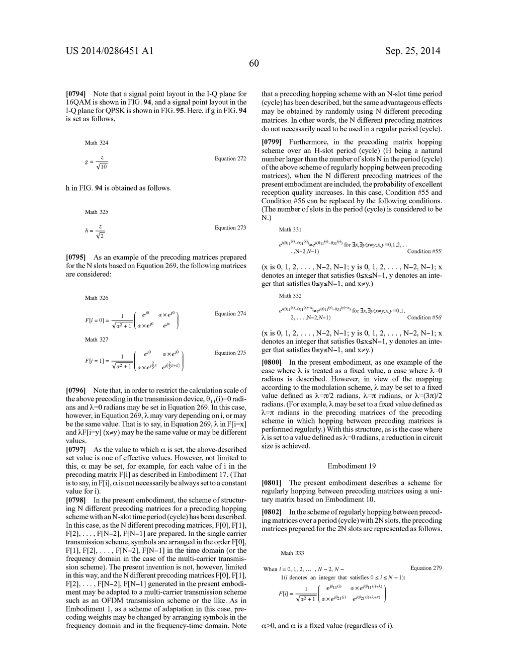 PRECODING METHOD, TRANSMITTING DEVICE, AND RECEIVING DEVICE - diagram, schematic, and image 193