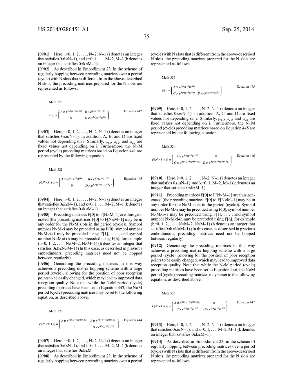 PRECODING METHOD, TRANSMITTING DEVICE, AND RECEIVING DEVICE - diagram, schematic, and image 208