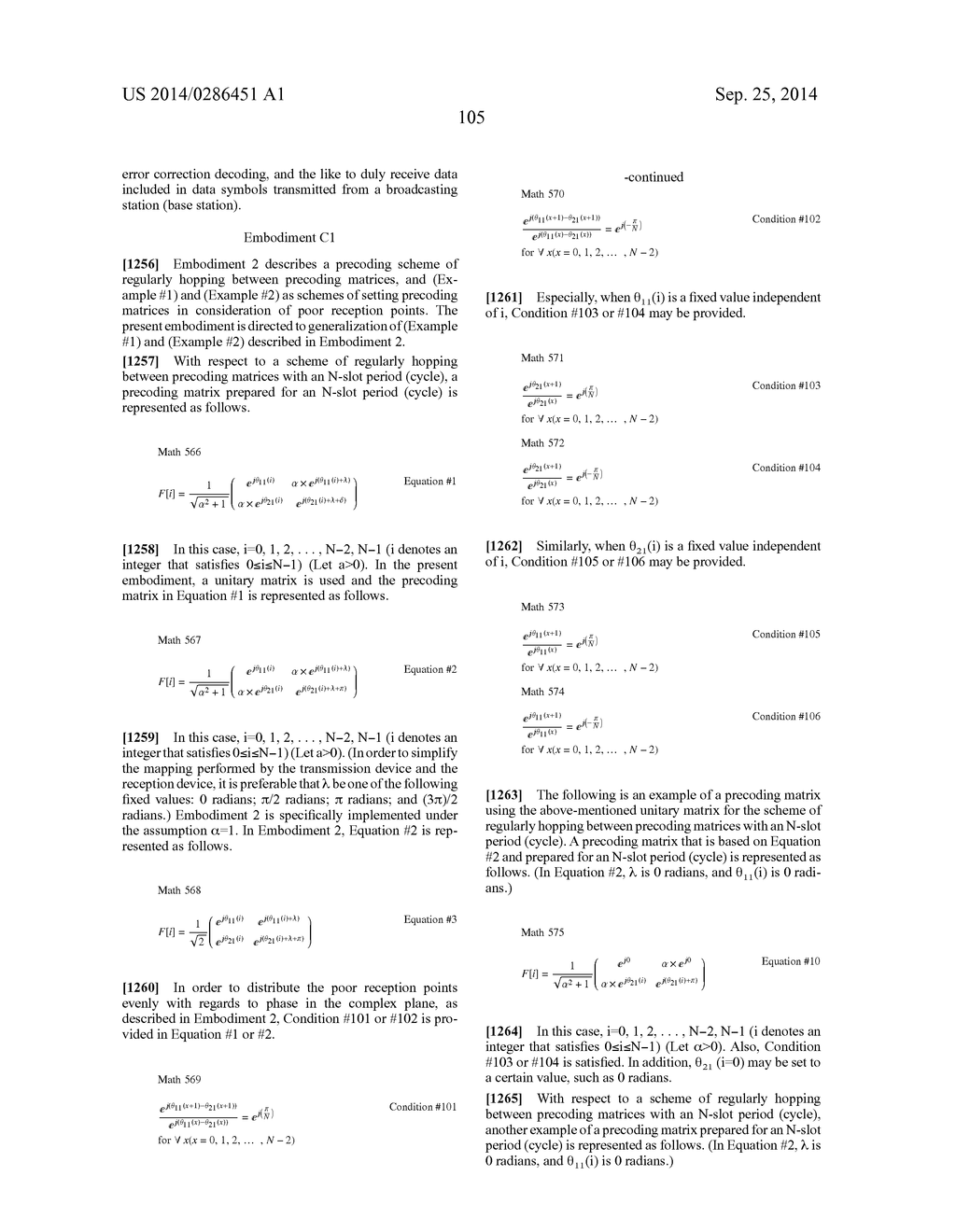 PRECODING METHOD, TRANSMITTING DEVICE, AND RECEIVING DEVICE - diagram, schematic, and image 238