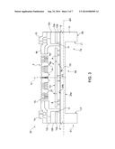 MICROELECTROMECHANICAL SENSING STRUCTURE FOR A CAPACITIVE ACOUSTIC     TRANSDUCER INCLUDING AN ELEMENT LIMITING THE OSCILLATIONS OF A MEMBRANE,     AND MANUFACTURING METHOD THEREOF diagram and image