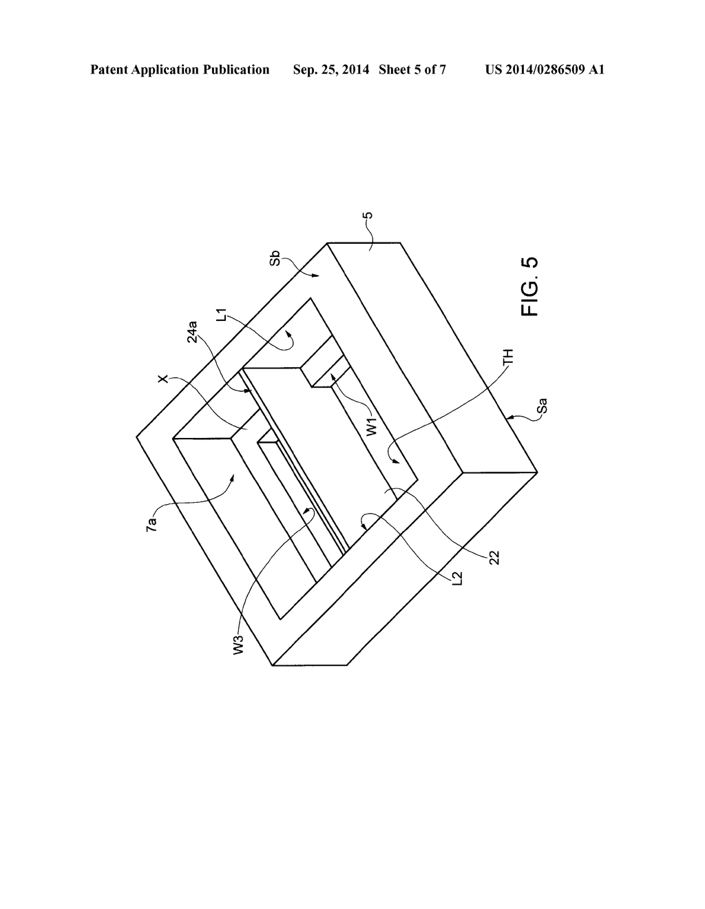 MICROELECTROMECHANICAL SENSING STRUCTURE FOR A CAPACITIVE ACOUSTIC     TRANSDUCER INCLUDING AN ELEMENT LIMITING THE OSCILLATIONS OF A MEMBRANE,     AND MANUFACTURING METHOD THEREOF - diagram, schematic, and image 06