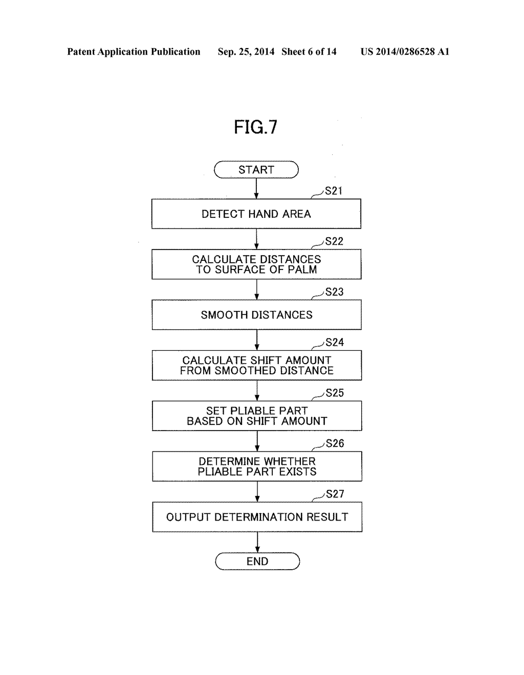 BIOMETRIC INFORMATION INPUT APPARATUS AND BIOMETRIC INFORMATION INPUT     METHOD - diagram, schematic, and image 07