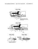 APPARATUS AND METHOD FOR PREVENTING AN INFORMATION STORAGE DEVICE FROM     FALLING FROM A REMOVABLE DEVICE diagram and image