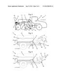 Work Train Comprising A Silo Trailer Drawn By A Ground Milling Machine,     And Towing Device For Said Work Train diagram and image