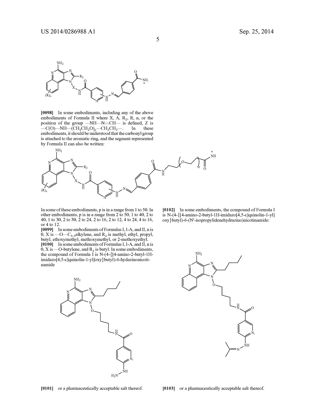 HYDRAZINO 1H-IMIDAZOQUINOLIN-4-AMINES AND CONJUGATES MADE THEREFROM - diagram, schematic, and image 06