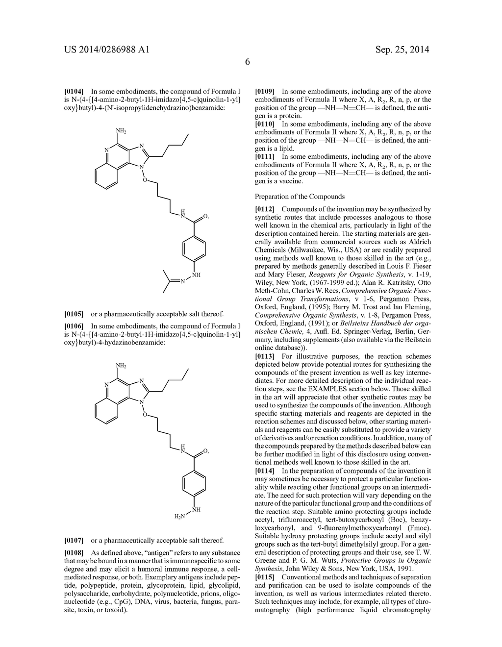 HYDRAZINO 1H-IMIDAZOQUINOLIN-4-AMINES AND CONJUGATES MADE THEREFROM - diagram, schematic, and image 07