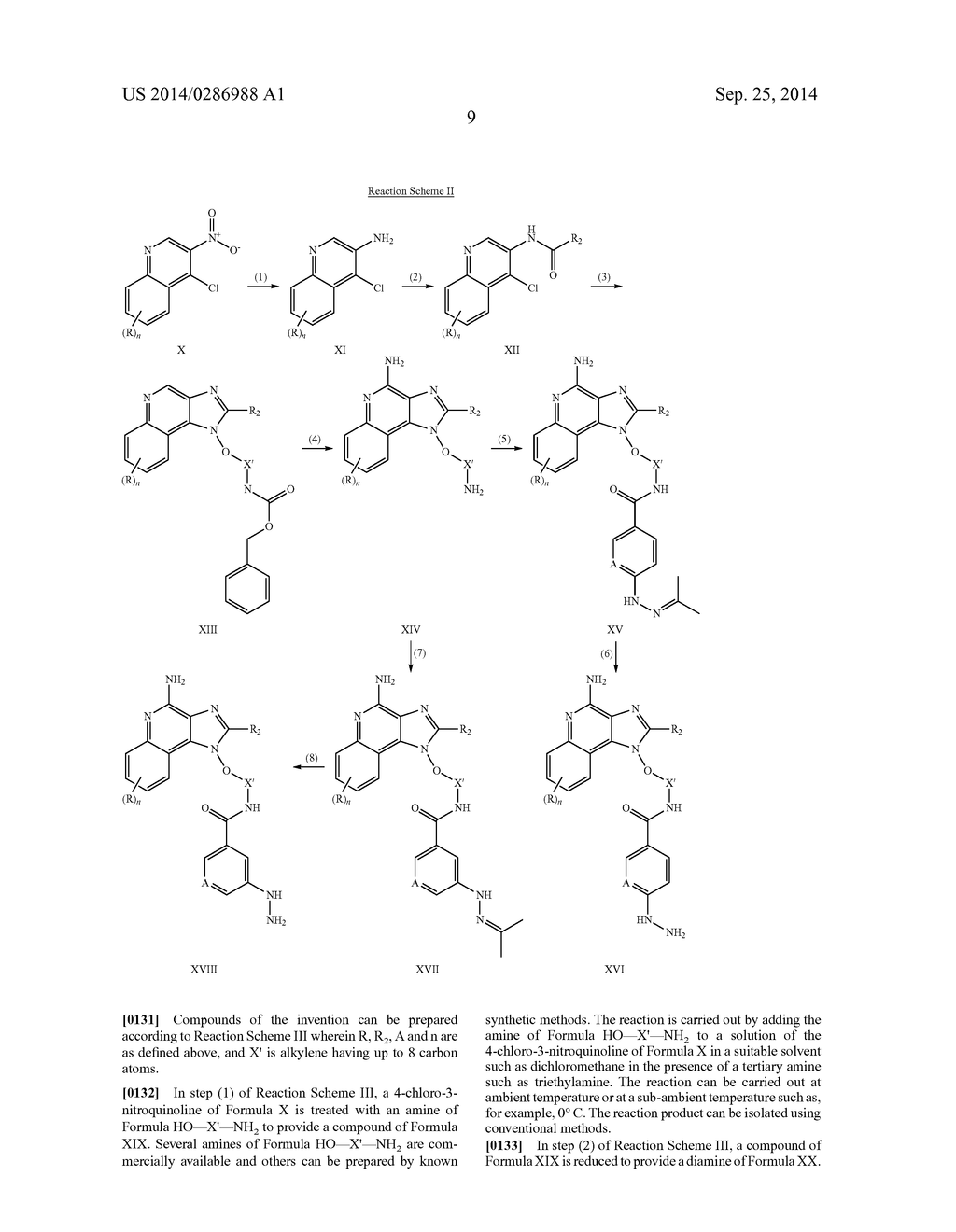 HYDRAZINO 1H-IMIDAZOQUINOLIN-4-AMINES AND CONJUGATES MADE THEREFROM - diagram, schematic, and image 10