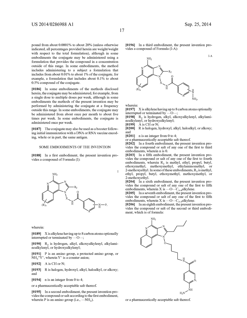 HYDRAZINO 1H-IMIDAZOQUINOLIN-4-AMINES AND CONJUGATES MADE THEREFROM - diagram, schematic, and image 18