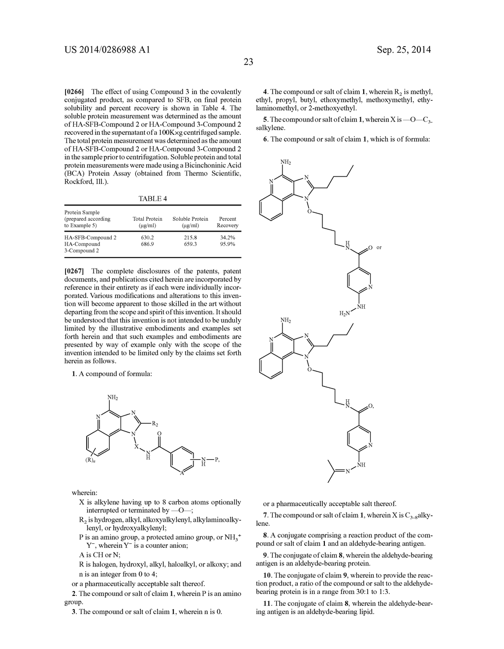 HYDRAZINO 1H-IMIDAZOQUINOLIN-4-AMINES AND CONJUGATES MADE THEREFROM - diagram, schematic, and image 24