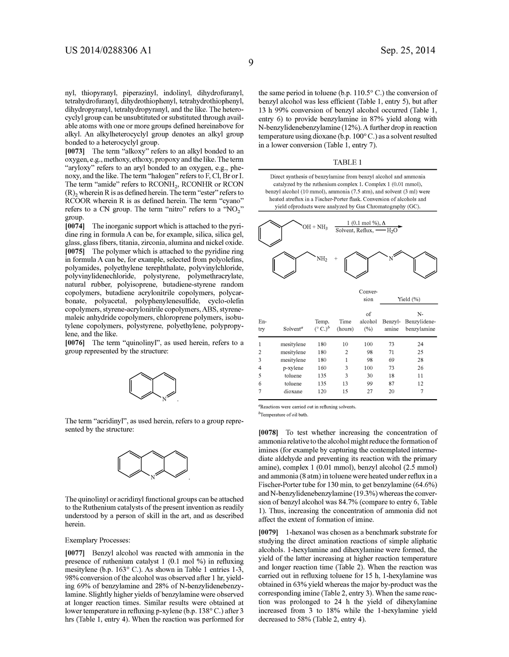 PROCESS FOR PREPARING AMINES FROM ALCOHOLS AND AMMONIA - diagram, schematic, and image 10