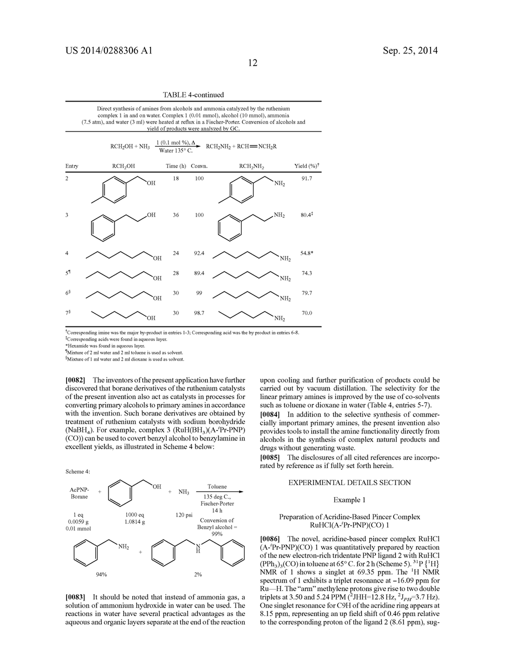 PROCESS FOR PREPARING AMINES FROM ALCOHOLS AND AMMONIA - diagram, schematic, and image 13
