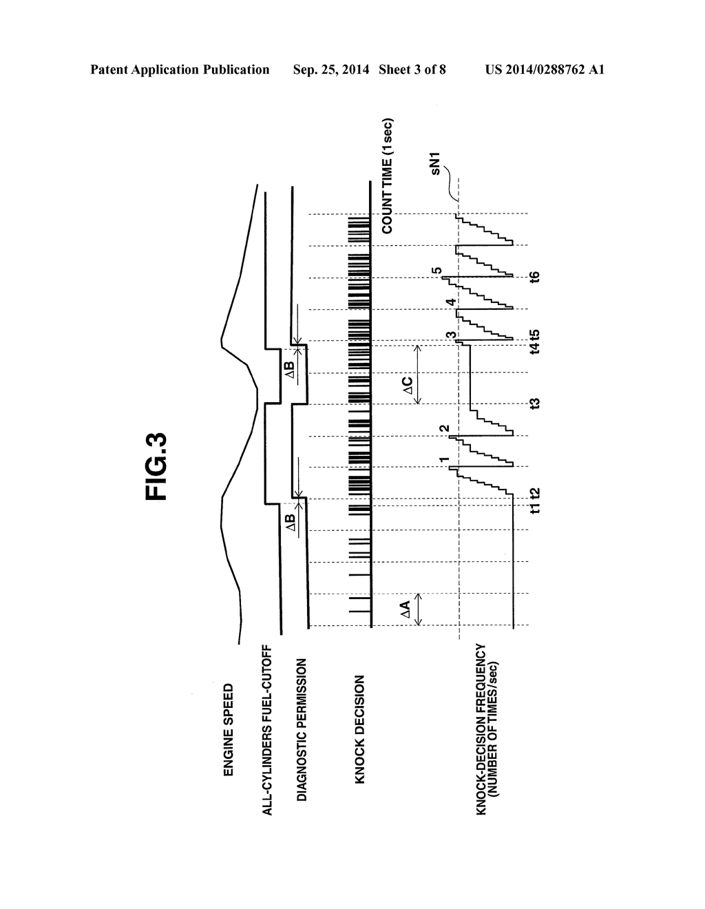 MALFUNCTION DIAGNOSIS DEVICE AND MALFUNCTION DIAGNOSIS METHOD FOR KNOCK     SENSOR - diagram, schematic, and image 04