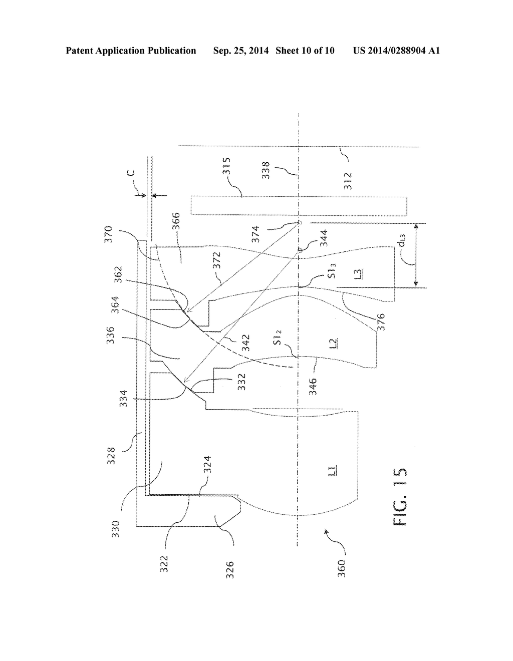 METHOD FOR REDUCING THE EFFECTS OF COMPONENT MISALIGNMENT IN AN OPTICAL     SYSTEM - diagram, schematic, and image 11