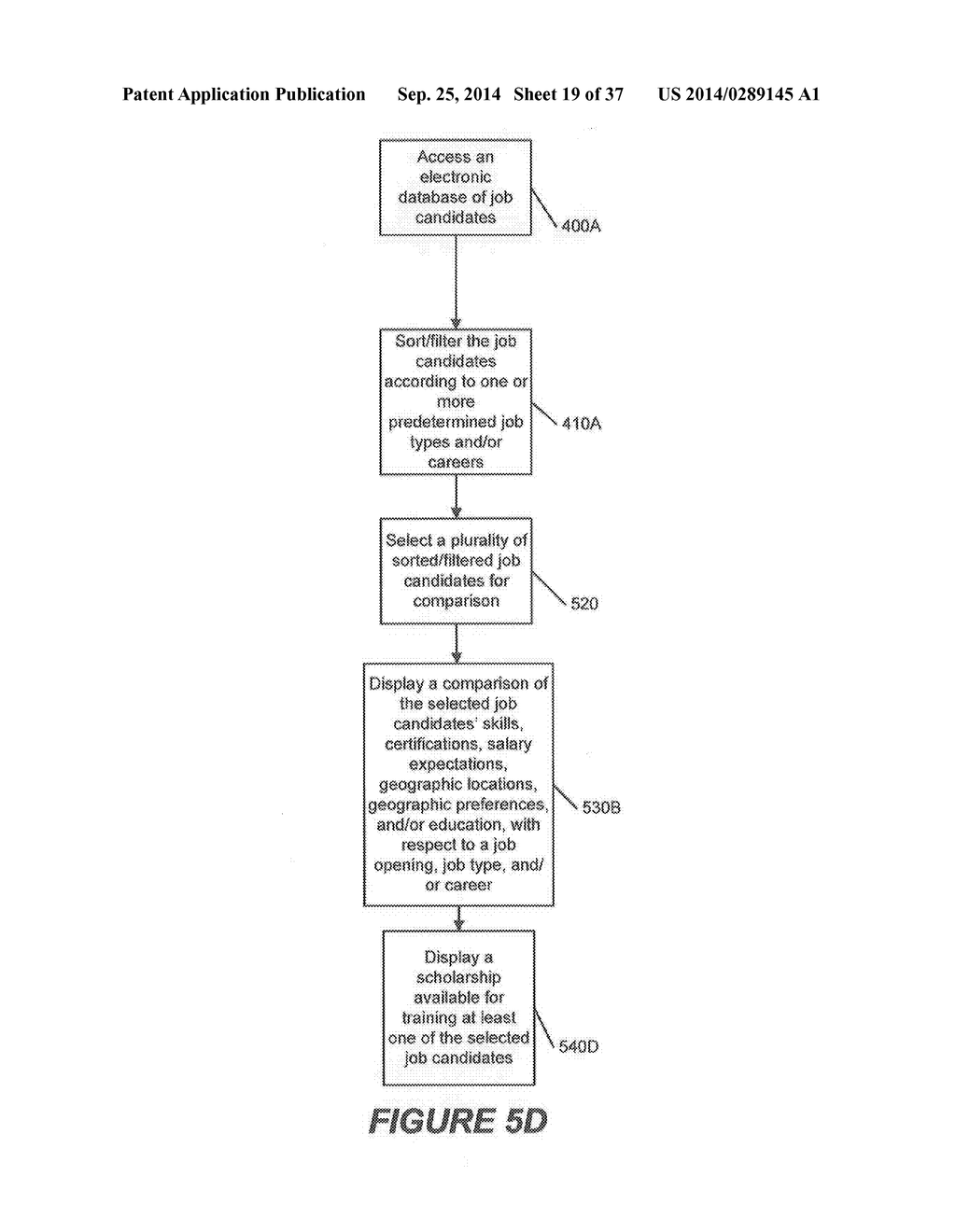 SYSTEMS, METHODS, AND DEVICES FOR MATCHING A JOB OPENING AND/OR JOB     CANDIDATE WITH A JOB TYPE - diagram, schematic, and image 20