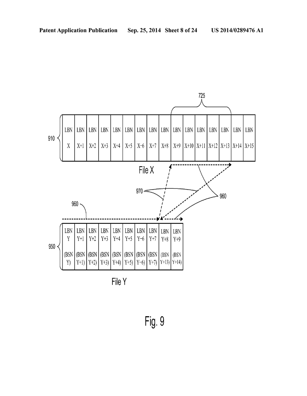 CACHING AND DEDUPLICATION OF DATA BLOCKS IN CACHE MEMORY - diagram, schematic, and image 09