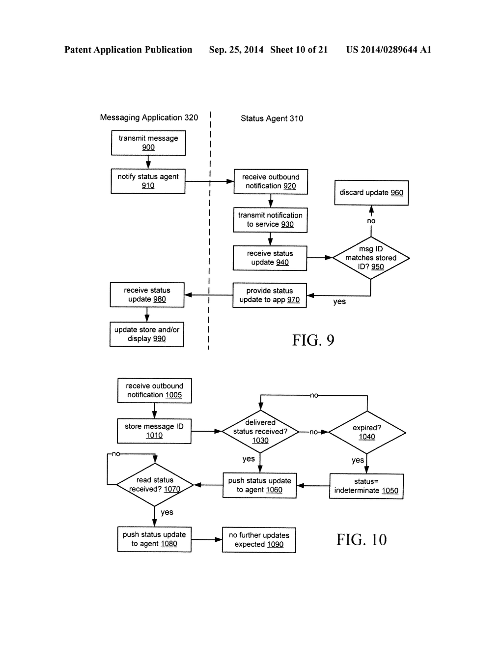 DELIVERY AND MANAGEMENT OF STATUS NOTIFICATIONS FOR GROUP MESSAGING - diagram, schematic, and image 11