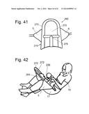 STABILIZING APPARATUS FOR INCLINED LEGS diagram and image