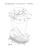 Method of Making a Sole Structure Comprising a Fluid Filled Member with     Slots diagram and image