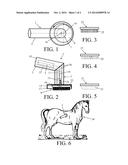 MANUAL BRUSHING DEVICE FOR ANIMALS, HORSES IN PARTICULAR diagram and image