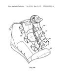 METHODS AND DEVICES FOR RETROFITTING FOOTWEAR TO INCLUDE A REEL BASED     CLOSURE SYSTEM diagram and image