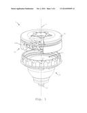 PIVOTALLY CLOSING BEVERAGE INGREDIENT HOLDER WITH A LOCK diagram and image