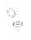 PIVOTALLY CLOSING BEVERAGE INGREDIENT HOLDER WITH A LOCK diagram and image