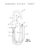 HOT WATER DISPENSER FAUCET WITH THERMAL BARRIER diagram and image