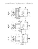 METHOD AND DEVICE FOR THE TRANSFER OF PIECE GOODS TO A CONVEYING     INSTALLATION diagram and image