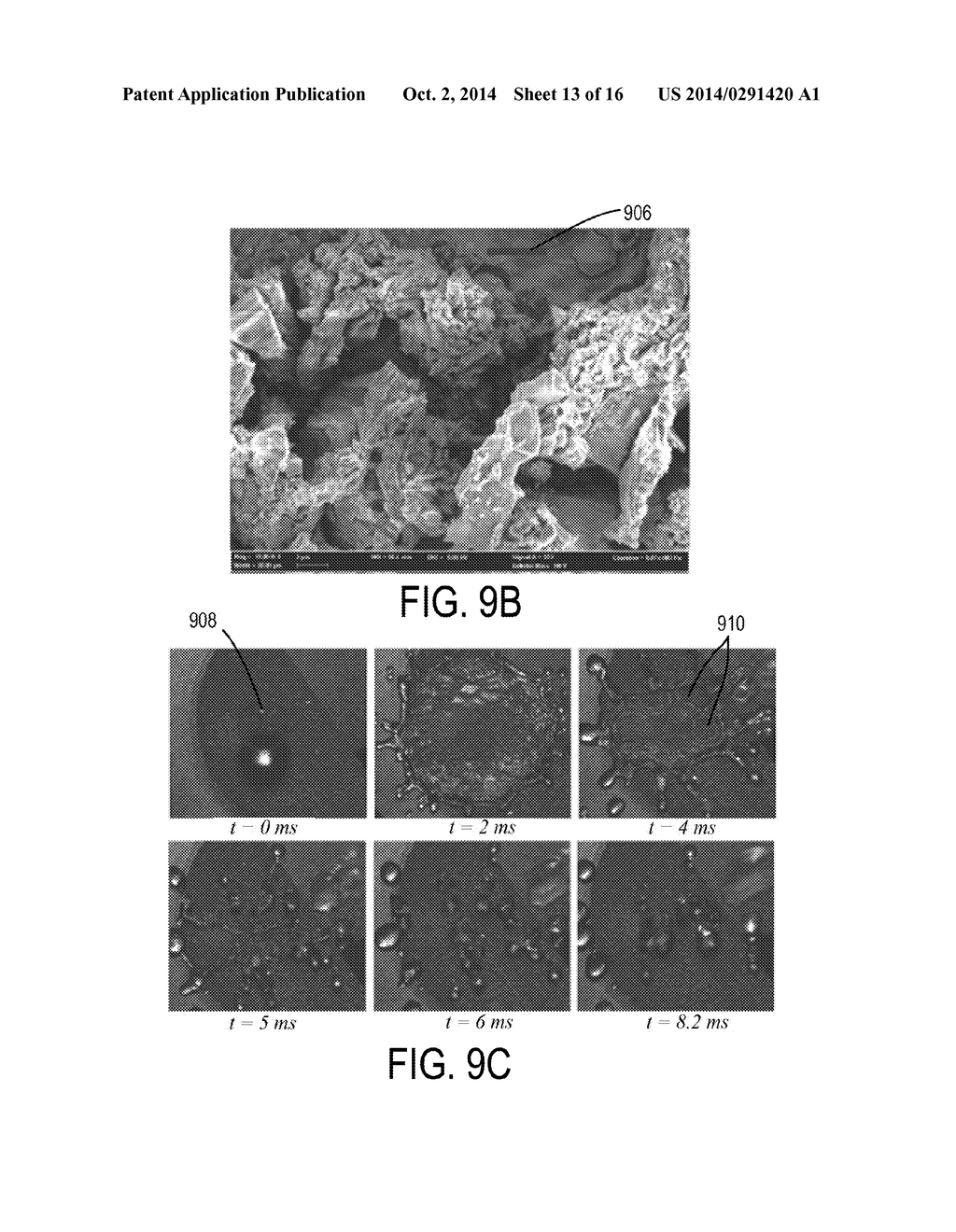 ARTICLES FOR MANIPULATING IMPINGING LIQUIDS AND METHODS OF MANUFACTURING     SAME - diagram, schematic, and image 14