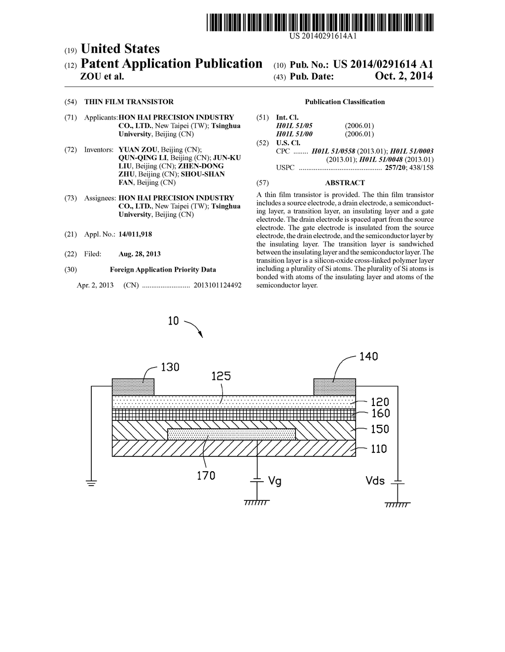 THIN FILM TRANSISTOR - diagram, schematic, and image 01