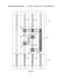 Semiconductor Chip Including Digital Logic Circuit Including Linear-Shaped     Conductive Structures Having Electrical Connection Areas Located Within     Inner Region Between Transistors of Different Type and Associated Methods diagram and image