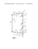 REAR-MOUNTED AERODYNAMIC STRUCTURE FOR TRUCK CARGO BODIES diagram and image