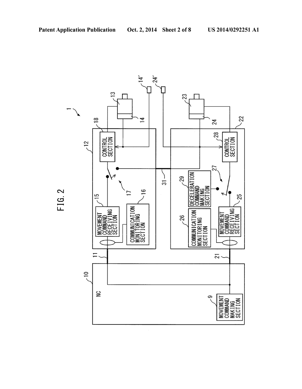 SYNCHRONOUS CONTROL UNIT FOR SYNCHRONIZING TWO SHAFTS WITH EACH OTHER - diagram, schematic, and image 03