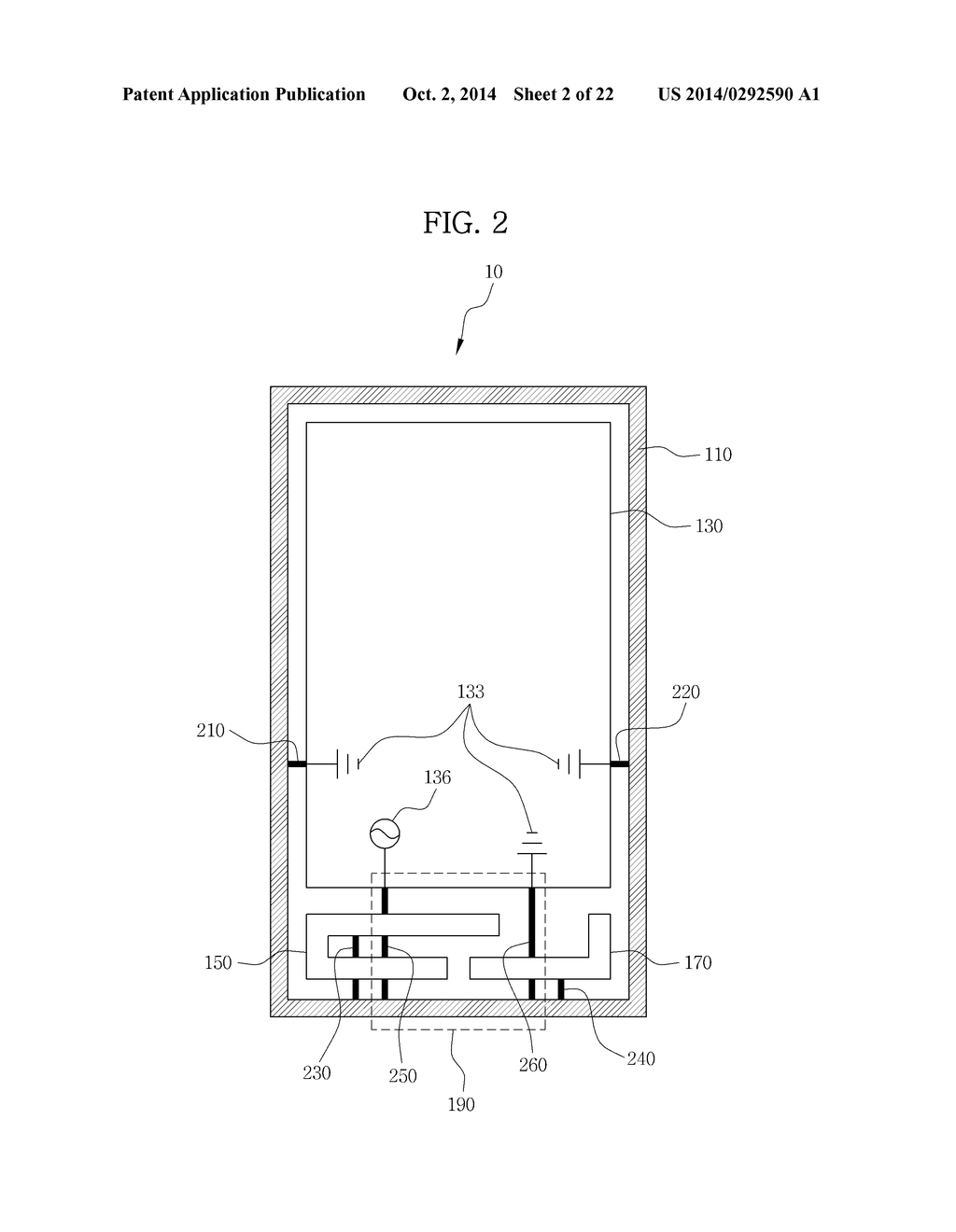 TERMINAL INCLUDING MULTIBAND ANTENNA AS CONDUCTIVE BORDER - diagram, schematic, and image 03