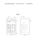 MOBILE DEVICE USING E-PAPER DISPLAY PANEL AND METHOD FOR CONTROLLING THE     SAME diagram and image