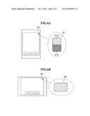 PORTABLE TERMINAL HAVING DOUBLE-SIDED TOUCH SCREENS, AND CONTROL METHOD     AND STORAGE MEDIUM THEREFOR diagram and image