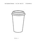 Method for cup packaging coffee or tea beverages diagram and image