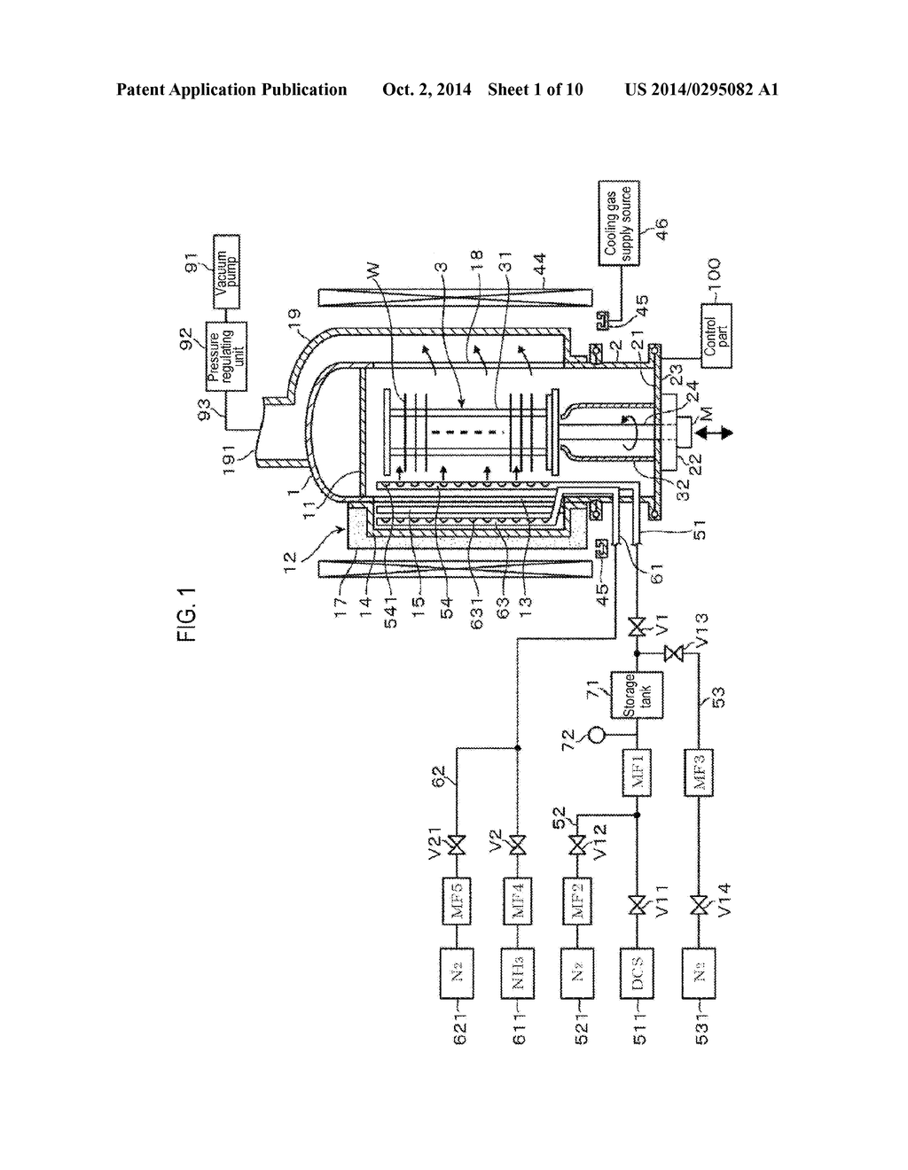 DRIVING METHOD OF VERTICAL HEAT TREATMENT APPARATUS, STORAGE MEDIUM AND     VERTICAL HEAT TREATMENT APPARATUS - diagram, schematic, and image 02