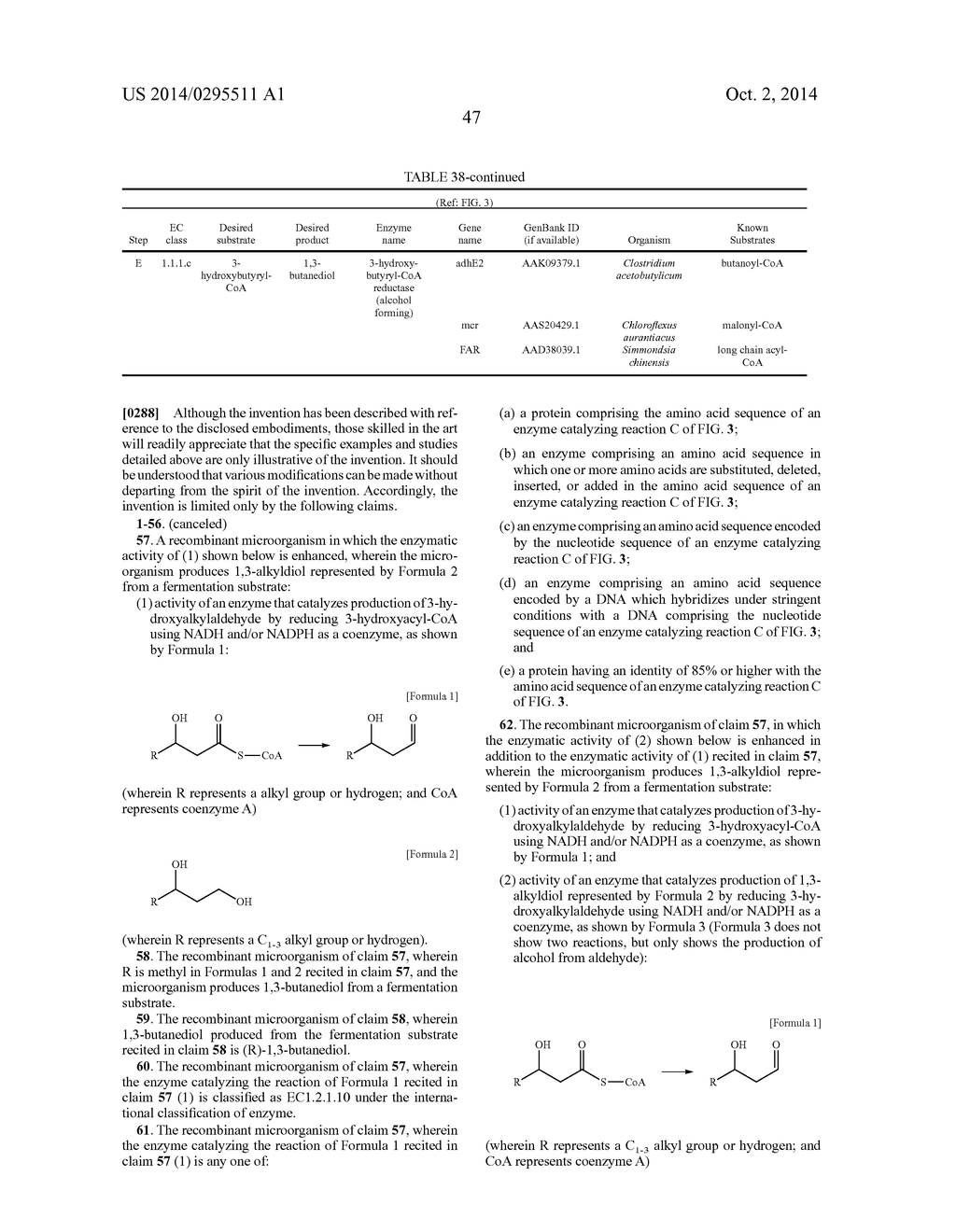 ORGANISMS FOR THE PRODUCTION OF 1,3-BUTANEDIOL - diagram, schematic, and image 55