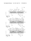 DIE-STACKING USING THROUGH-SILICON VIAS ON BUMPLESS BUILD-UP LAYER     SUBSTRATES INCLUDING EMBEDDED-DICE, AND PROCESSES OF FORMING SAME diagram and image