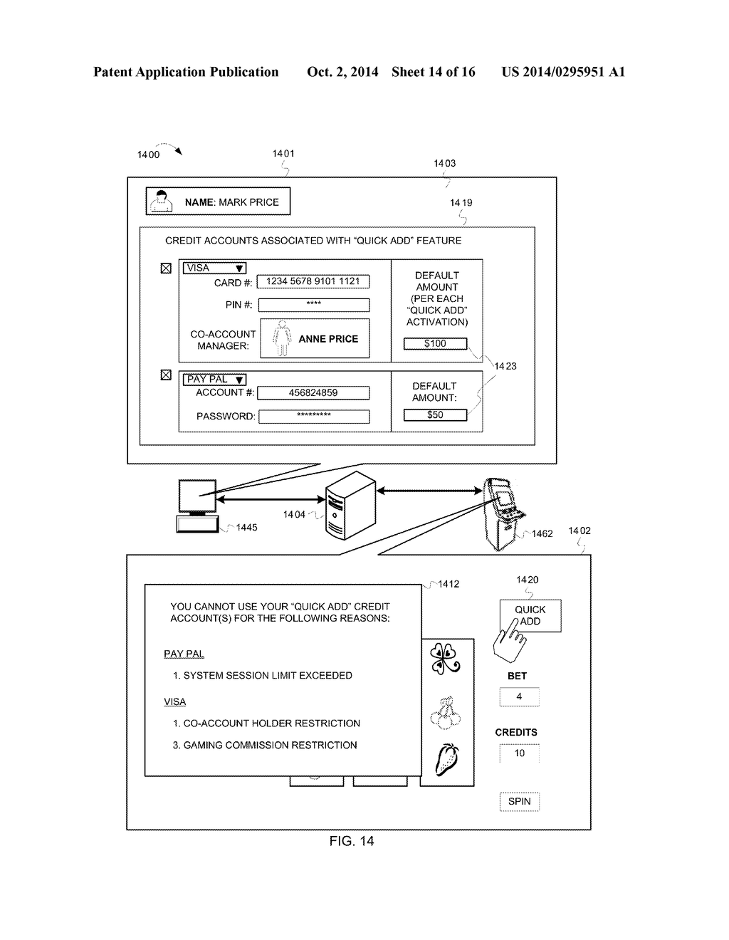 MANAGING LIMITATION RULES FOR WAGERING ACCOUNTS - diagram, schematic, and image 15