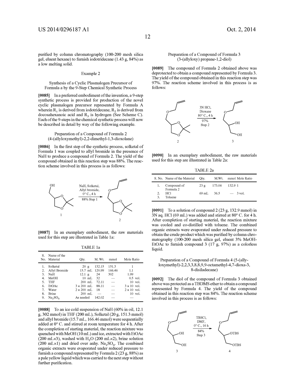 METHODS FOR THE SYNTHESIS OF PLASMALOGENS AND PLASMALOGEN DERIVATIVES, AND     THERAPEUTIC USES THEREOF - diagram, schematic, and image 13