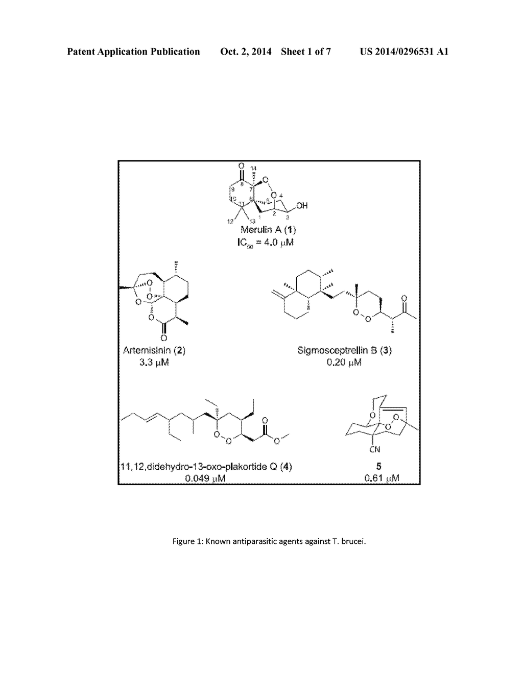 Novel semi-synthetic small molecules for the treatment parasitic disease - diagram, schematic, and image 02