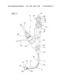 ENDOSCOPE, AND TREATMENT INSTRUMENT FOR ENDOSCOPE diagram and image