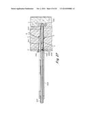 INSTRUMENTS FOR DELIVERING TRANSFASCIAL SUTURES, TRANSFASCIAL SUTURE     ASSEMBLIES AND METHODS OF TRANSFASCIAL SUTURING diagram and image