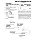 USING CUSTOMER PREFERENCES TO MINIMIZE IMPACT OF REQUIRED MAINTENANCE diagram and image