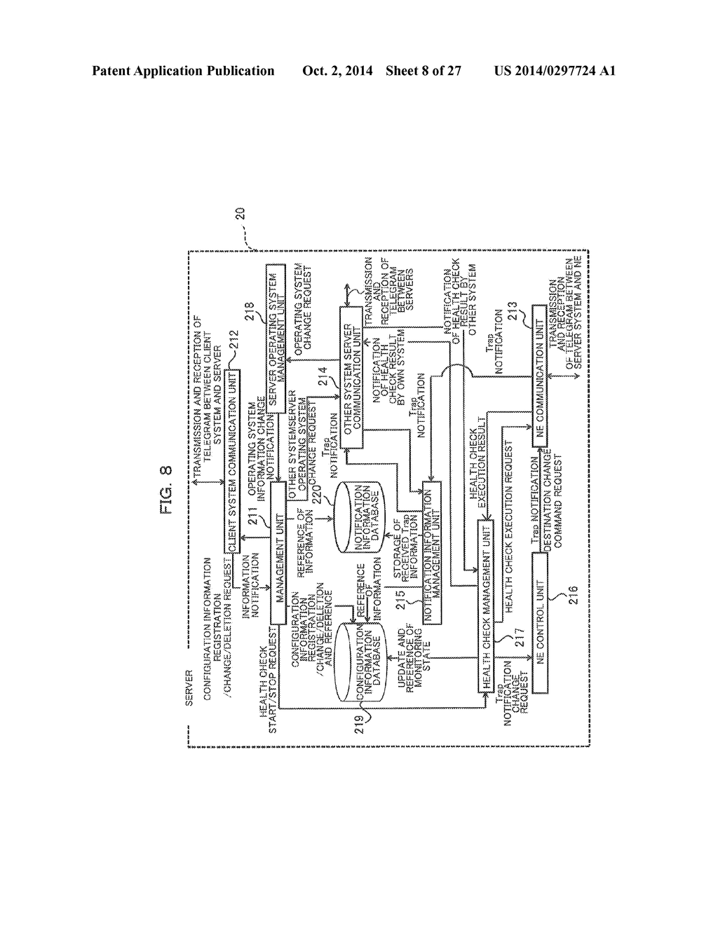 NETWORK ELEMENT MONITORING SYSTEM AND SERVER - diagram, schematic, and image 09