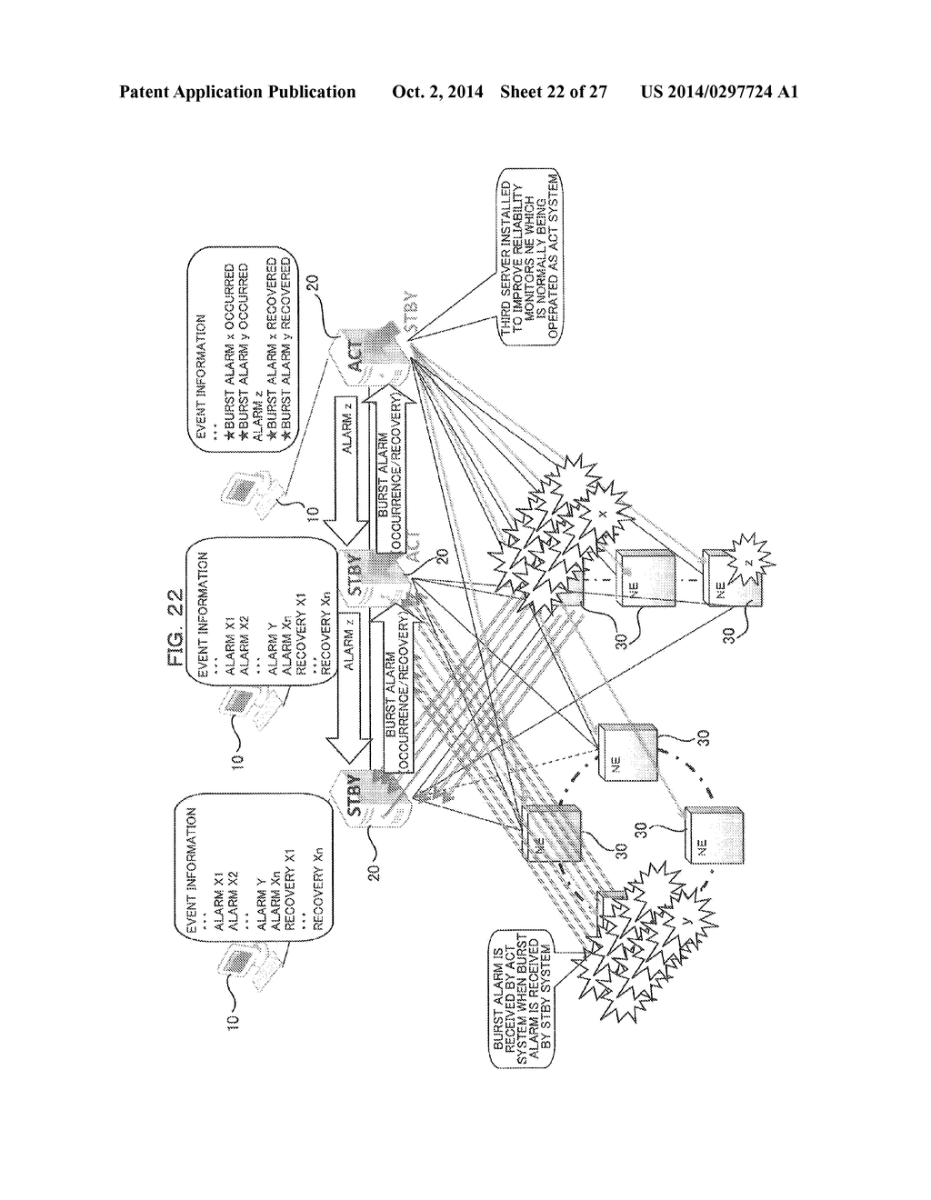 NETWORK ELEMENT MONITORING SYSTEM AND SERVER - diagram, schematic, and image 23