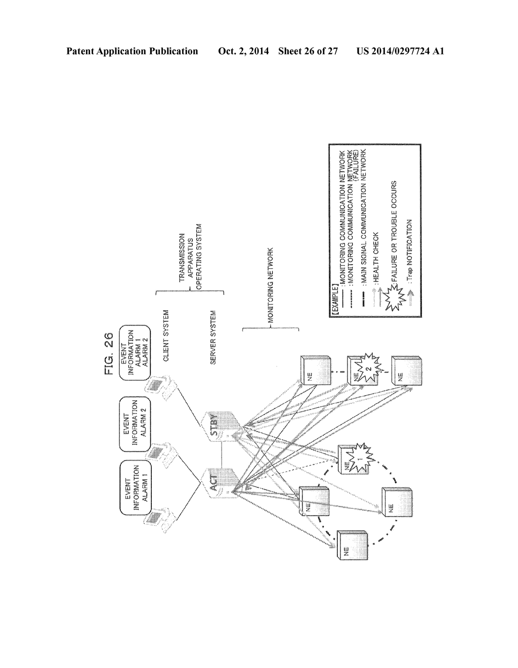 NETWORK ELEMENT MONITORING SYSTEM AND SERVER - diagram, schematic, and image 27